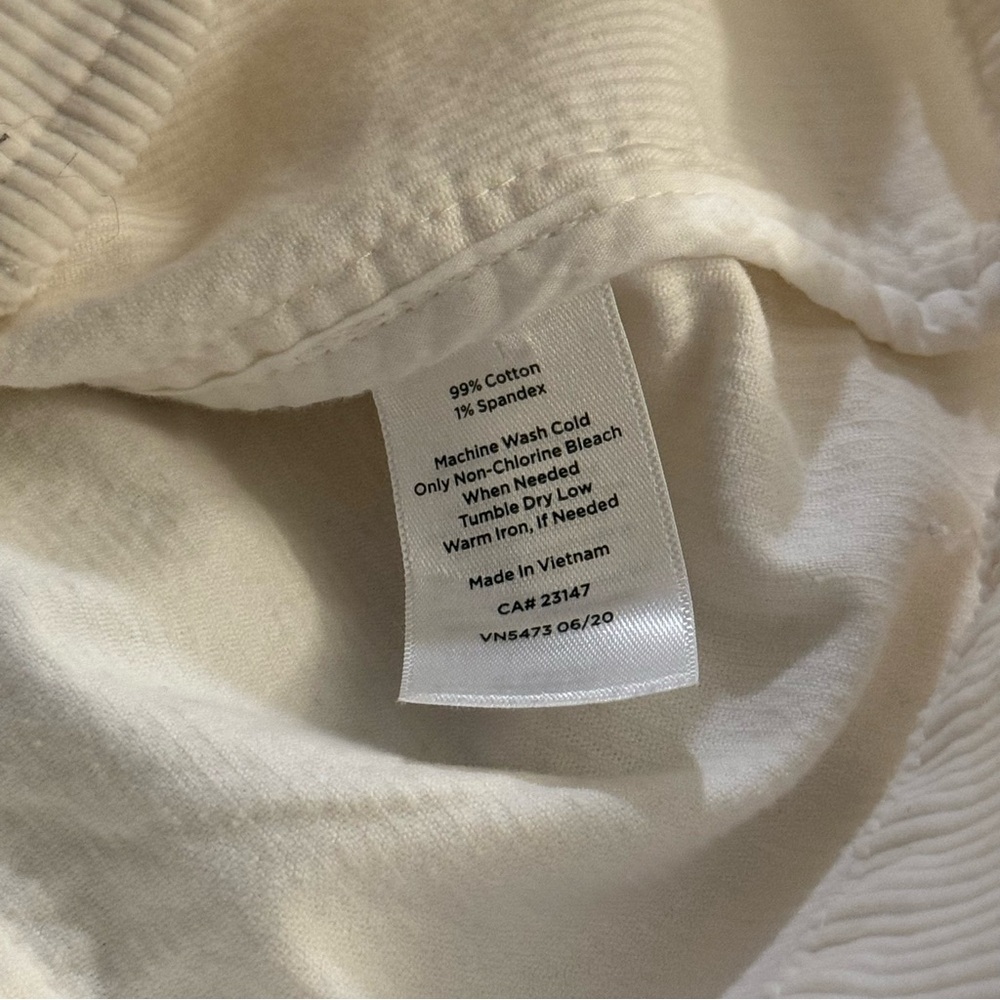 Talbots Cream Utility Jacket With Button Details - image 4